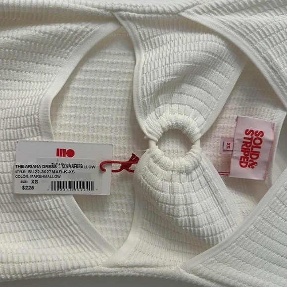 SOLID & STRIPED White Ariana Midi in Marshmellow - Picture 4 of 5